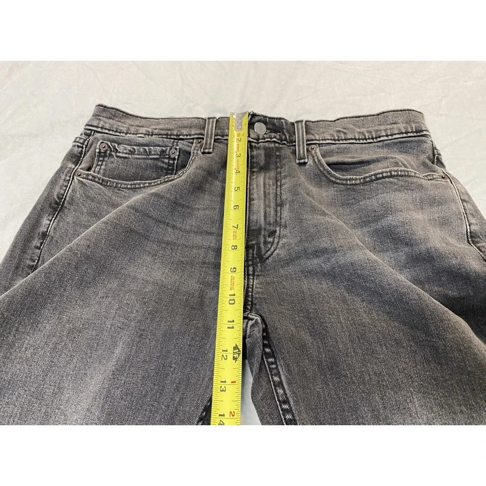 Levi's 514 Straight Fit Jeans Mens 34x30 Gray Wash Denim Stretch